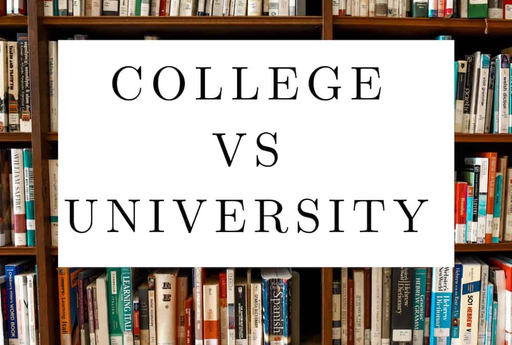 Verschil tussen college en universiteit