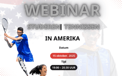 Webinar studeren en tennissen in Amerika