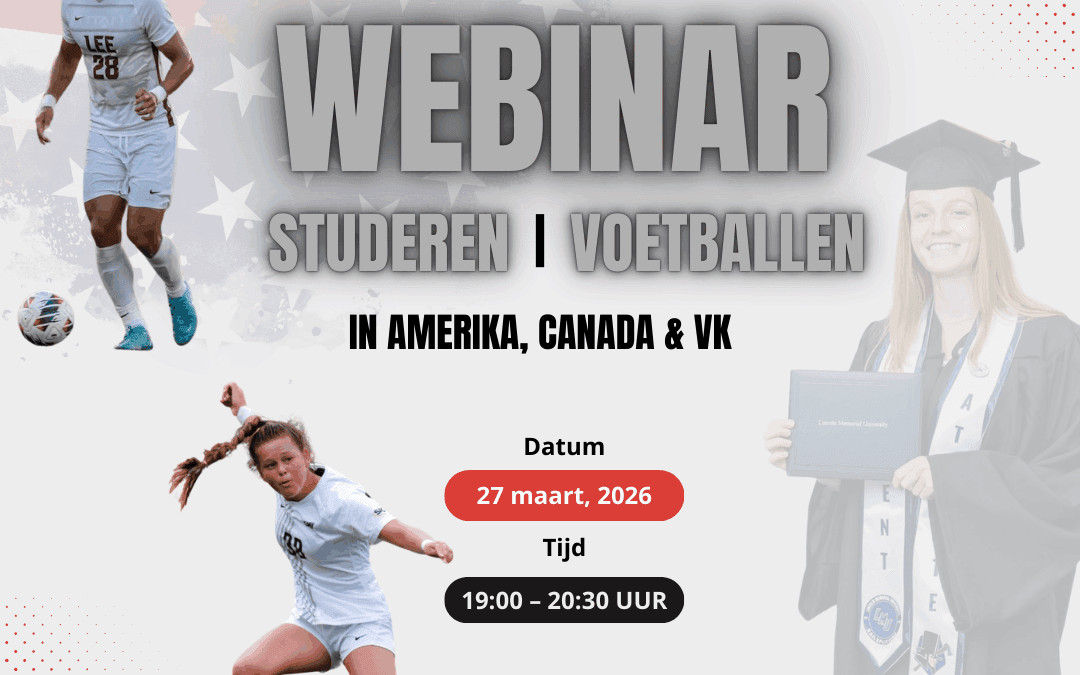 Webinar studeren en voetballen in Amerika