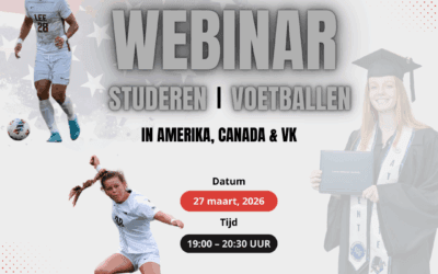 Webinar studeren en voetballen in Amerika