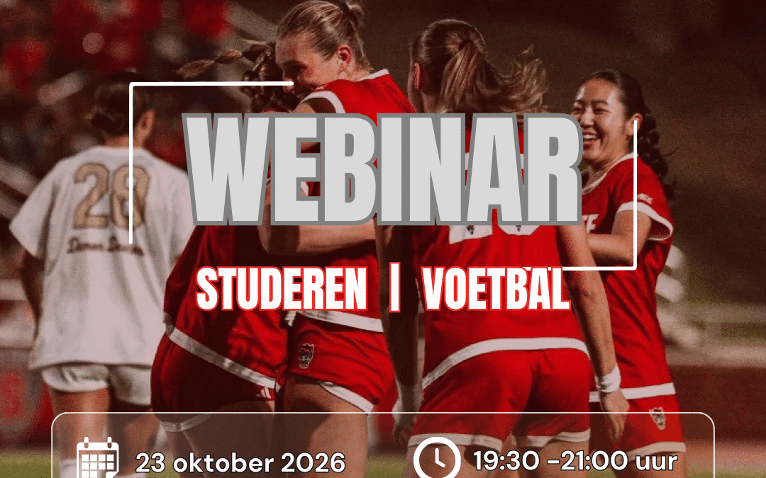 Webinar studeren en voetballen in Amerika