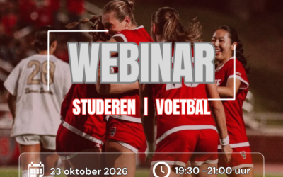 Webinar studeren en voetballen in Amerika