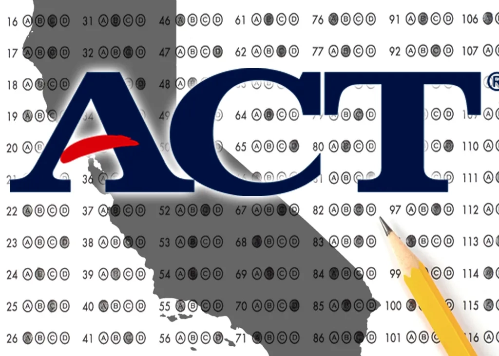 Student maakt de ACT-toets voor toelating tot een Amerikaanse universiteit